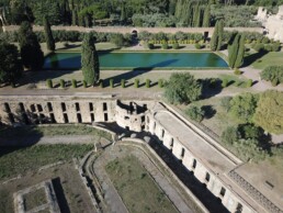 vista aerea villa adriana
